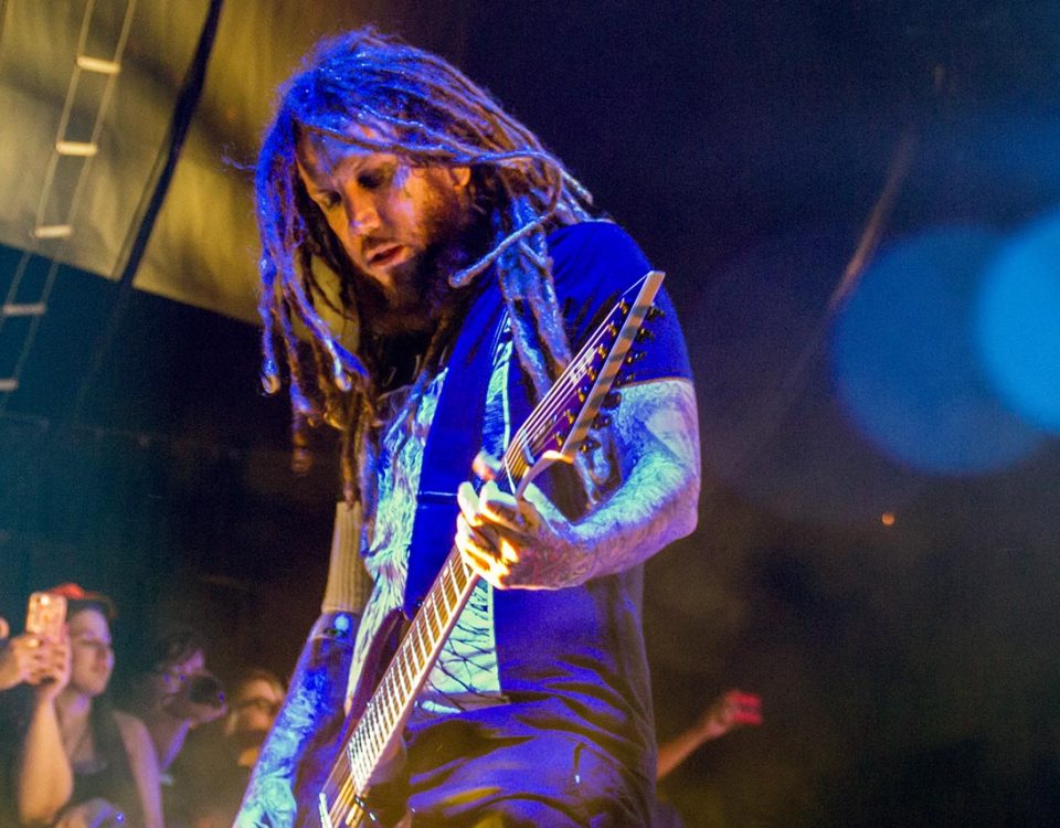 Brian Welch on guitar