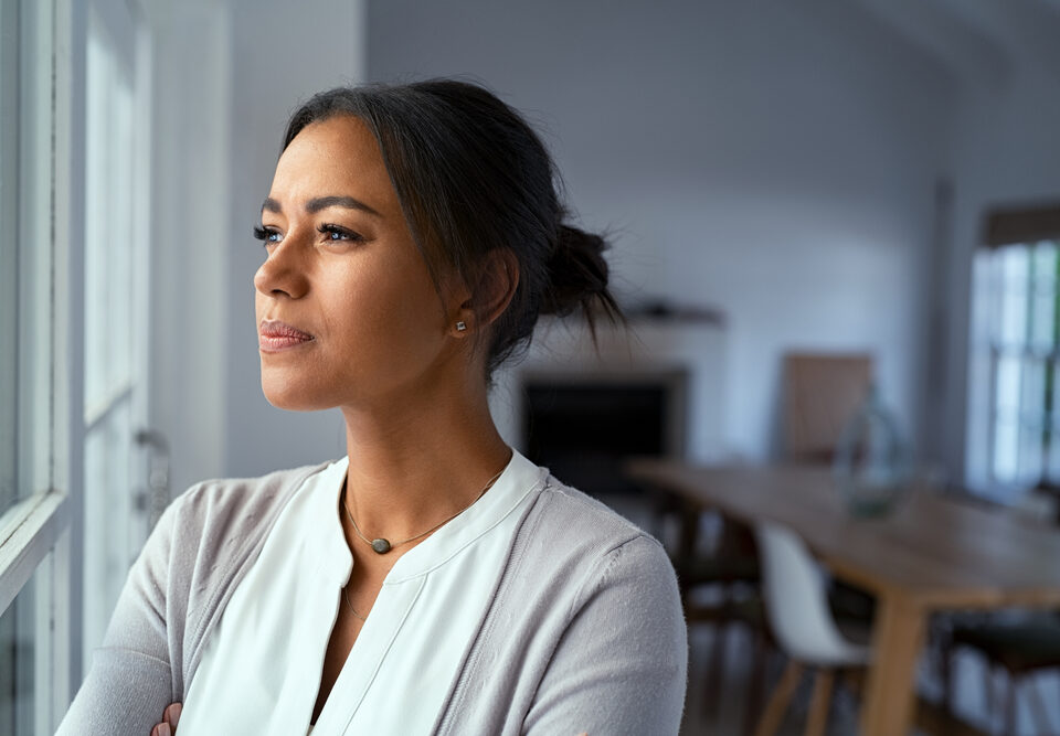 worried woman